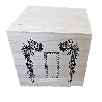 Amashanyarazi yimbaho ​​Cinerary Casket Urns